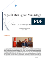 NiYde Yl MEM 2019-2023 Stratejik PlanY