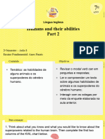 Aula 8 - Humans and Their Abilities Part 2