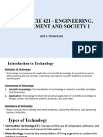 EGM421 and CIE 421 - Technology