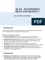 EGM421 and CIE 421 - Industrial Development