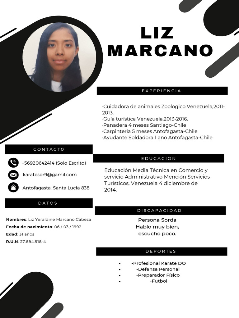 Perfil Profesional de Liz Marcano | PDF