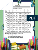 Time Table of Ii A SESSION 2024-25 Class Teacher - Ms. Geeta Chugh