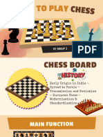 Brown Bold Illustrated Learn To Play Chess Game Fun Presentation