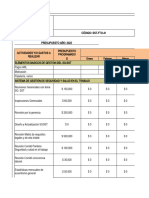 SST Fto 41 Presupuesto SG SST