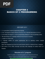 CHAPTER 2 Basics of C Programming