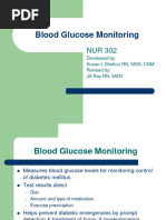 Blood Glucose Monitoring