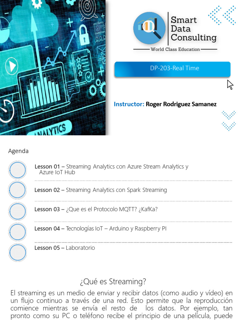 SDC - Real Time | PDF | Streaming Media | Internet de las Cosas