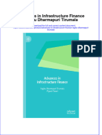 Advances in Infrastructure Finance Raghu Dharmapuri Tirumala Full Chapter