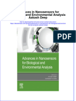 Advances In Nanosensors For Biological And Environmental Analysis Aakash Deep full chapter