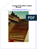 Metaepistemology First Edition Edition Mchugh Download PDF Chapter
