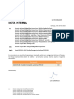 GCSSO-046 Envío SIGO-ESS-001 Estándar Emergencia Sanitaria COVID-19