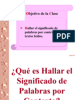 7. Significado de Palabras Por Contexto