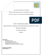 Ministère de L'enseignement Supérieur Et de La Recherche Scientifique