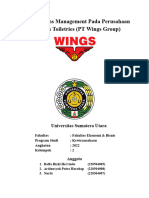Makalah Kelompok 2 - SCM Pada Wings Group - Supply Chains Management
