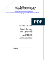 Advances In Ophthalmology And Optometry Myron Yanoff Ed full chapter