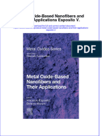 Metal Oxide Based Nanofibers And Their Applications Esposito V download pdf chapter