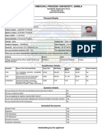 Candidate Registration Report