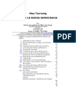 Mao - Sobre La Nueva Democracia