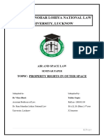 Air and Space Law Seminar Paper