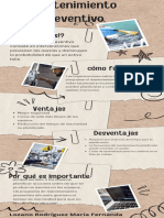 Infografía Valores Collage Café y Beige