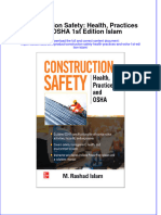 Construction Safety Health Practices And Osha 1St Edition Islam full chapter