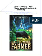 Germination A Fantasy Litrpg Adventure Battle Mage Farmer Book 2 Seth Ring Full Chapter