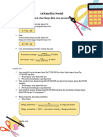 Aritmatika Soasial (Unntung Rugi Dan Diskon)
