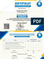 Sertifikat Diklat Gratis Kurikulum DARYATI