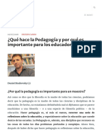 Brailovsky Que Hace La Pedagogia y Por Que Es Importante para Los Educadores - Ediciones Deceducando