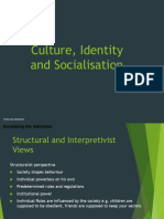 Socialisation and Identity Formation