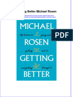 Getting Better Michael Rosen Full Chapter