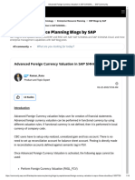 Advanced Foreign Currency Valuation in SAP S_4HANA