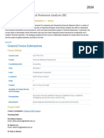 ACCTFIN 7017 - Financial Statement Analysis (M) _ Course Outlines