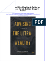Advising The Ultra Wealthy A Guide For Practitioners 1St Ed Edition Gregory Curtis Full Chapter