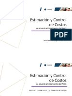 Estimación y Control de Costos. Sesión 1