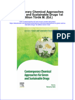 Contemporary Chemical Approaches For Green and Sustainable Drugs 1St Edition Torok M Ed Full Chapter