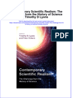 Contemporary Scientific Realism The Challenge From The History Of Science Timothy D Lyons full chapter