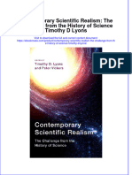 Contemporary Scientific Realism The Challenge From The History of Science Timothy D Lyons Full Chapter