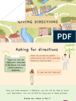 Asking and Giving Directions Presentation