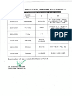 Date Sheet Rt1 2024-25