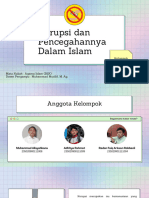 Korupsi dan Pencegahannya Dalam Islam_Kelompok 10