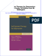 Self System Therapy For Depression Therapist Guide 1St Edition Kari M Eddington full download chapter