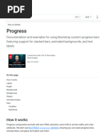 Progress Bootstrap v5.0