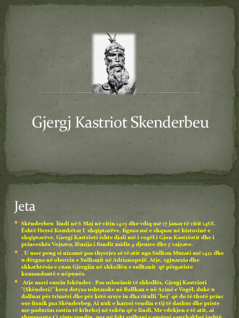 Vdocuments - MX Gjergj Kastriot Skenderbeu | PDF