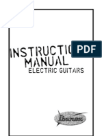 Ibanez Guitar Manual 2009