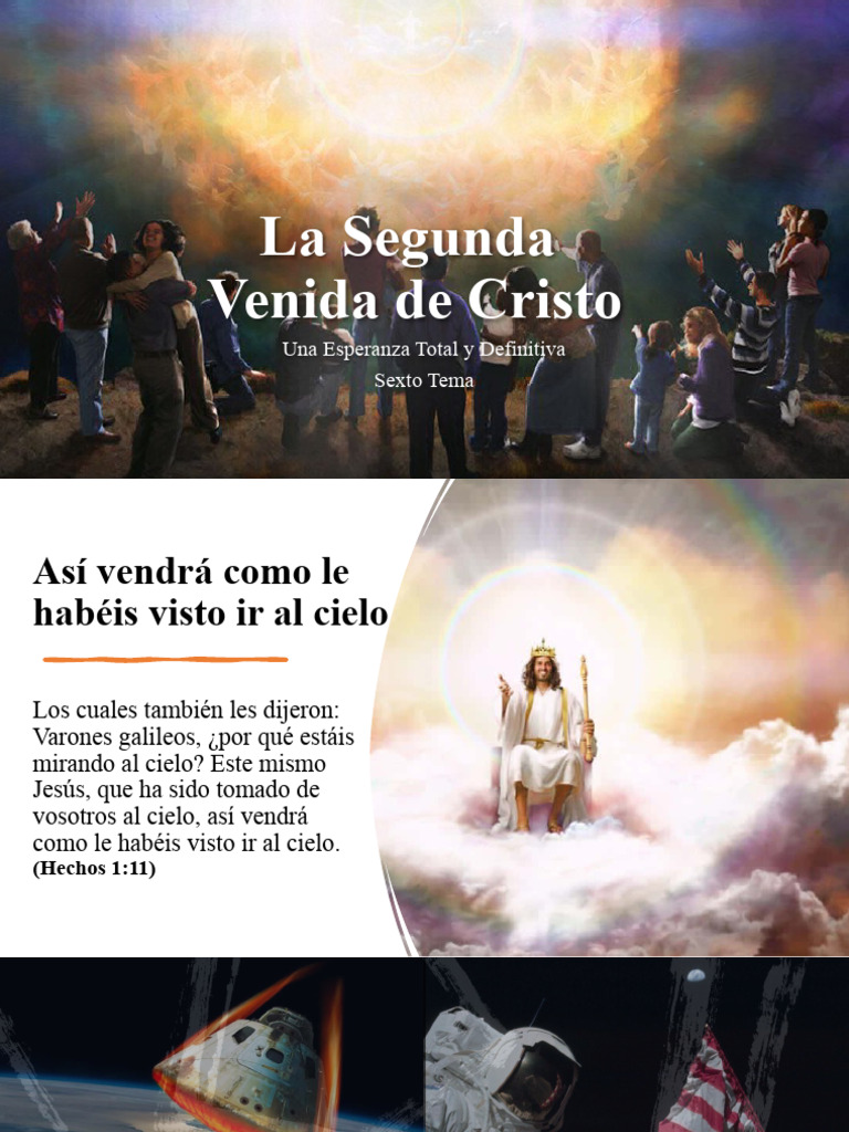Esperanza en la Segunda Venida de Cristo | PDF | Cristo (título) | Jesús