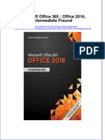 Microsoft Office 365 Office 2016 Intermediate Freund Download PDF Chapter