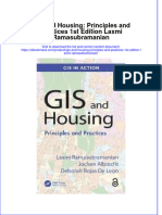 Gis and Housing Principles and Practices 1St Edition Laxmi Ramasubramanian Full Chapter