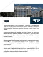 Unidad 2 Estructuras de control de flujo en Python