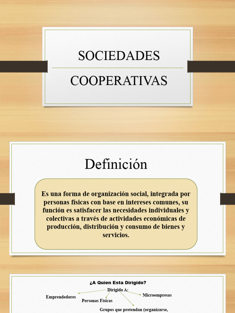 Sociedades Cooperativas | PDF | Cooperativa | Sociedad